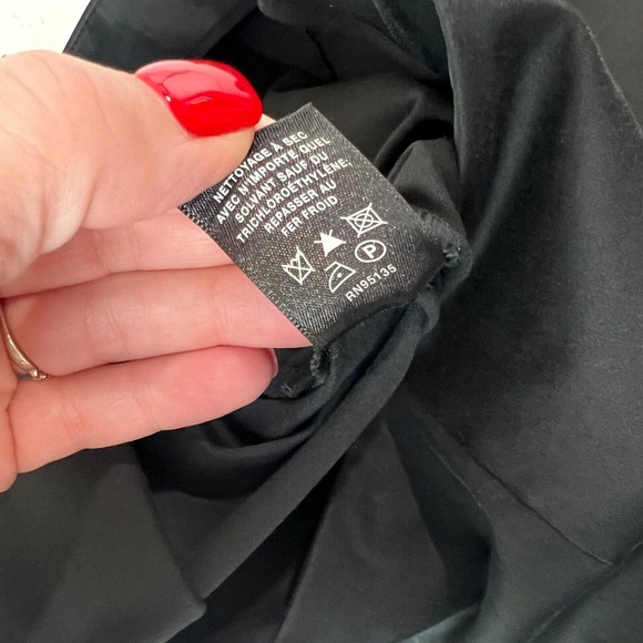 Lafayette Women's Pull On Casual Pant Straight Leg Side Zip Navy Blue Size‎ 14 - Picture 13 of 14